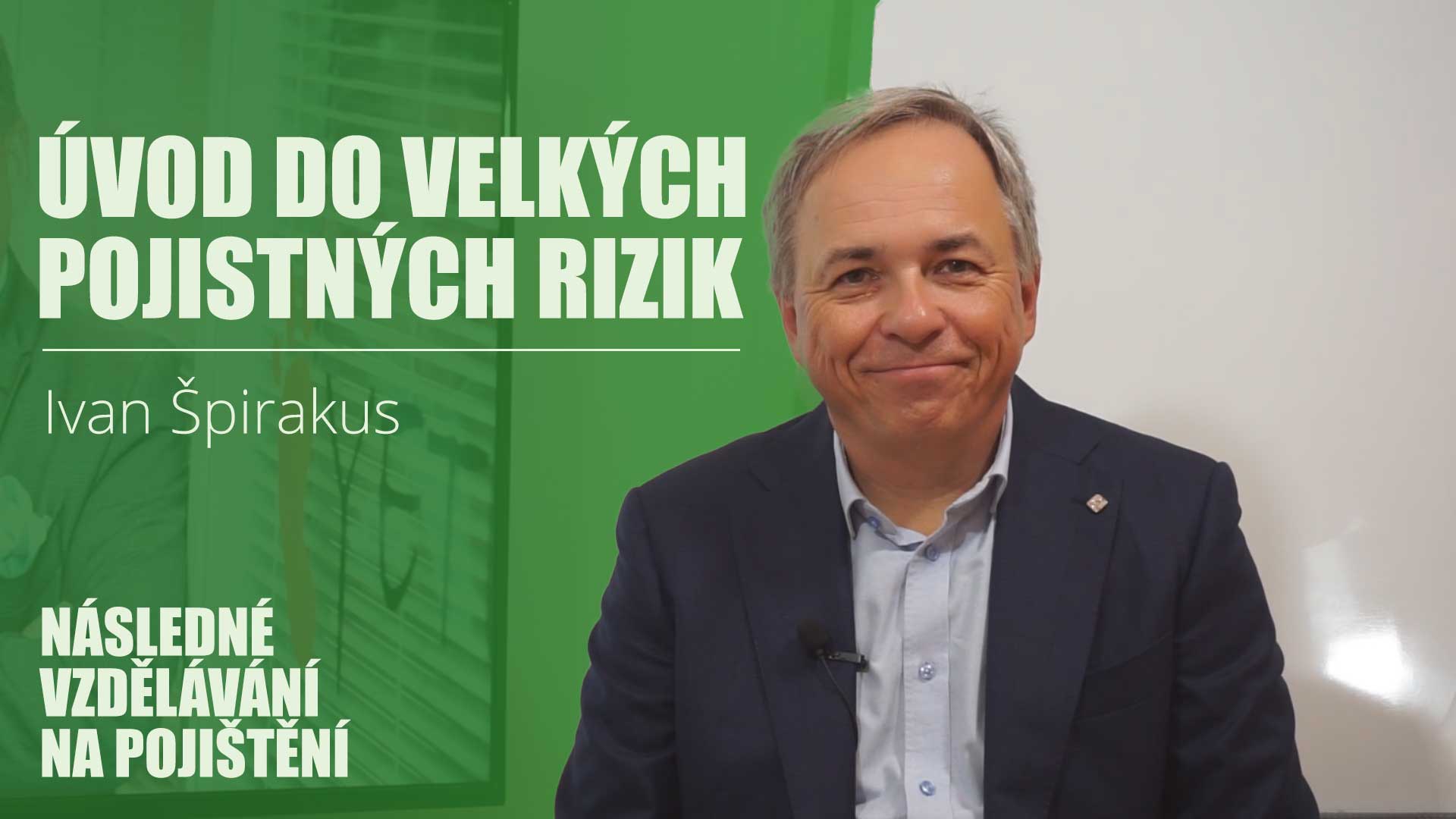 Úvod do velkých pojistných rizik